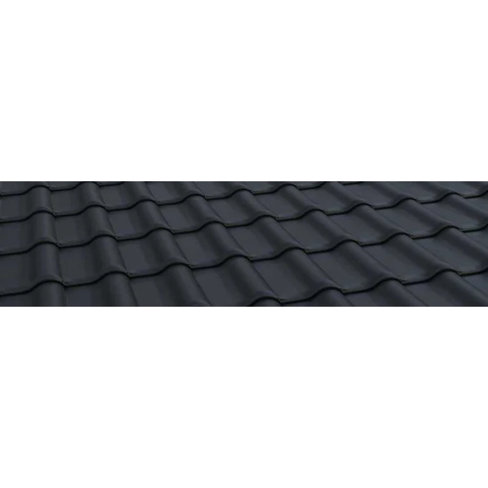 Керамическая черепица Braas Рубин 11V Ангоб антрацит