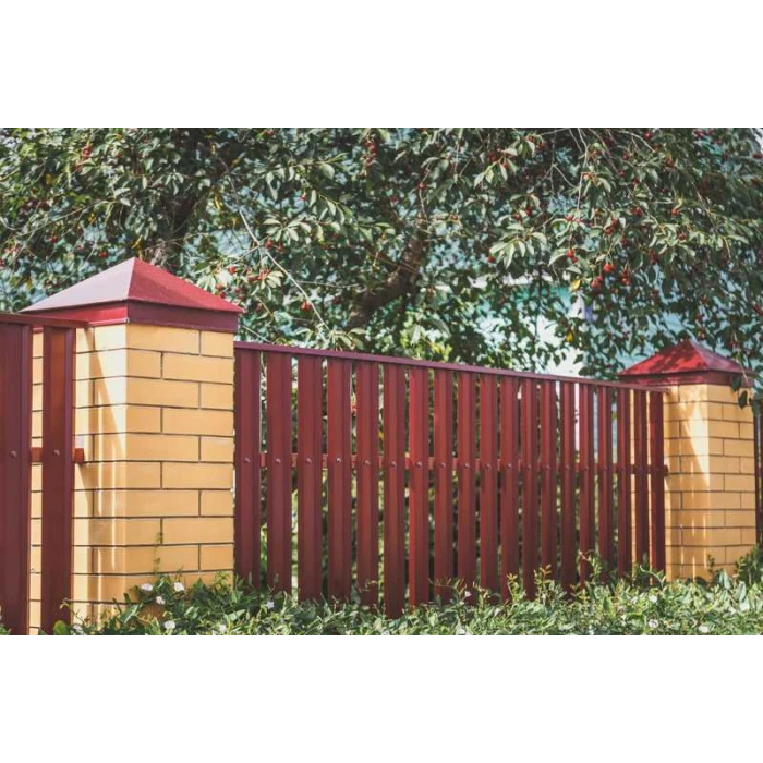 Штакетник М-образный А Grand Line 0,4 Полиэстер - double RAL 6005 Зеленый Мох